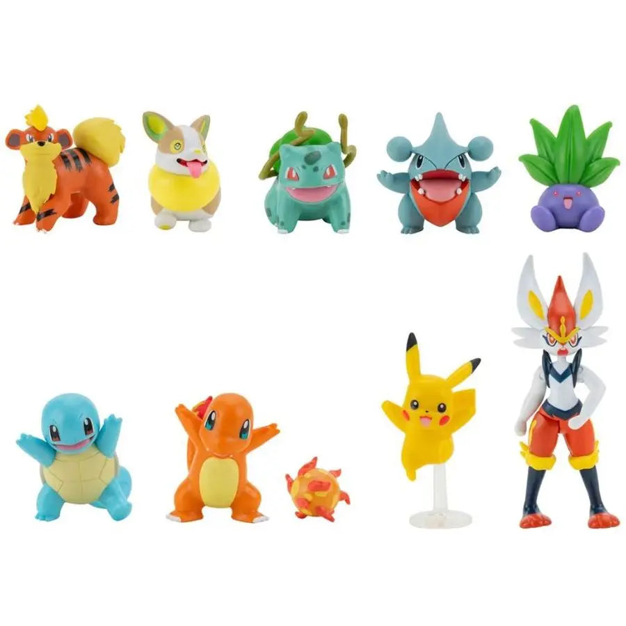 Pokémon Battle Ready Figuren Set (10 Figuren)