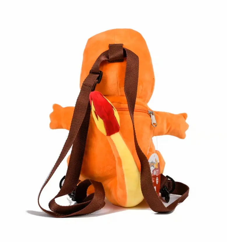 Pokémon Glumanda Plüschrucksack - 3D Rucksack (ca. 34 cm)