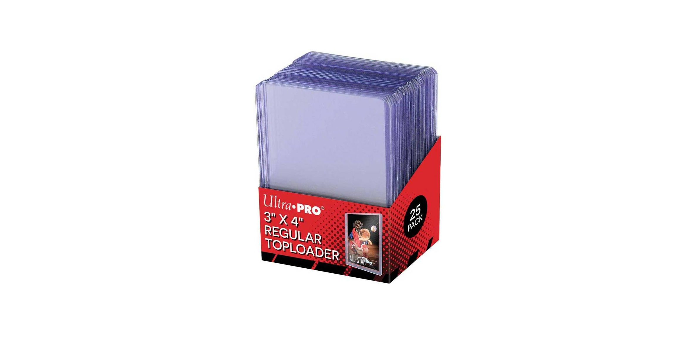 Ultra PRO 3" x 4" Ultra Clear Regular Toploader 35pt - 25 Stück