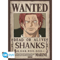 One Piece Wanted Poster Shanks - Anime Wanddeko (52 × 38 cm)