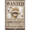 One Piece Wanted Poster Luffy Wano - Anime Wanddeko (91,5 × 61 cm)