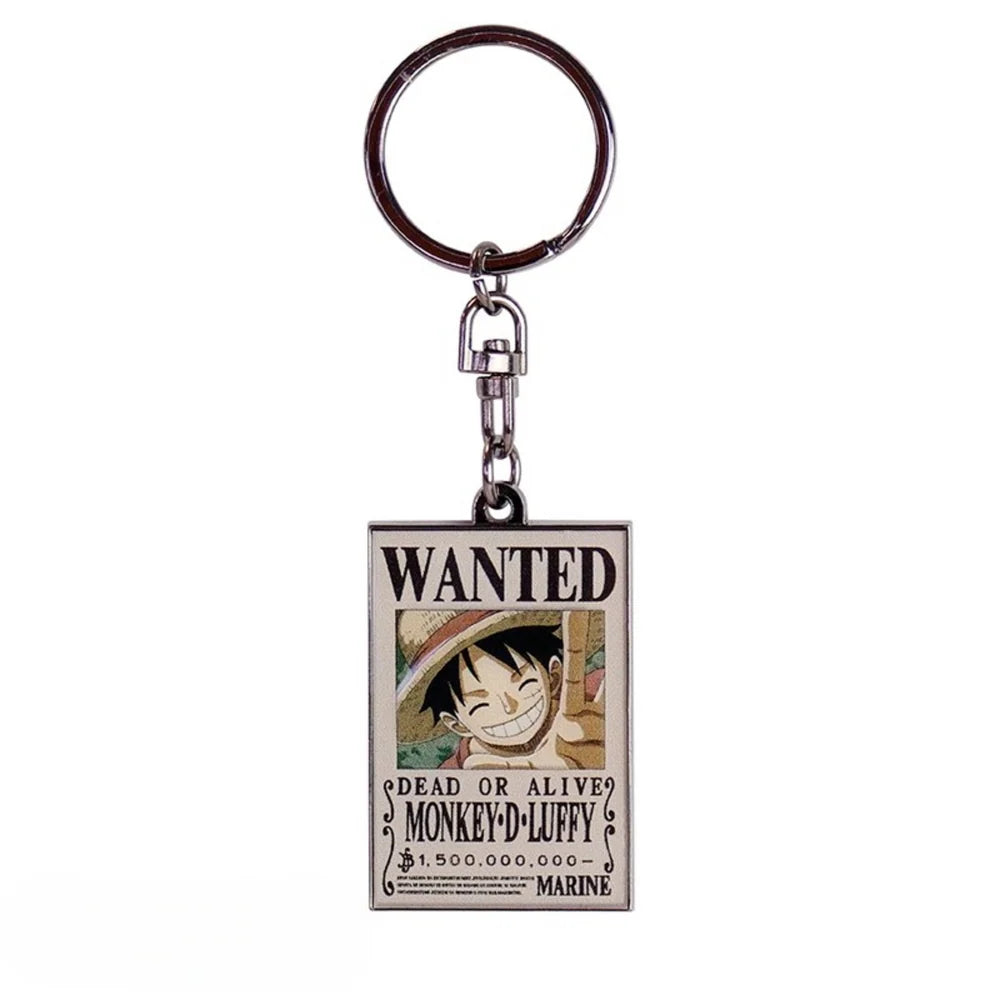 One Piece Schlüsselanhänger Luffy Wanted - Anime Accessoire