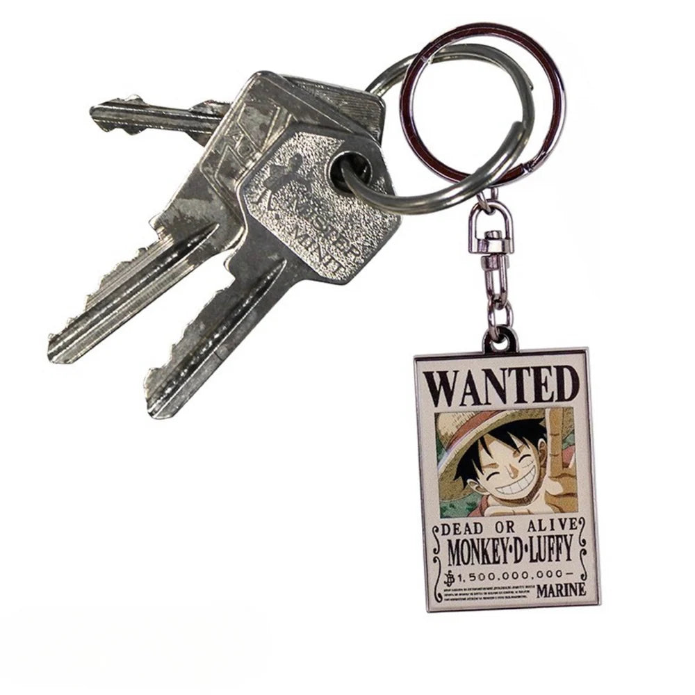 One Piece Schlüsselanhänger Luffy Wanted - Anime Accessoire