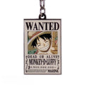 One Piece Luffy Wanted Keychain - Anime Accessory