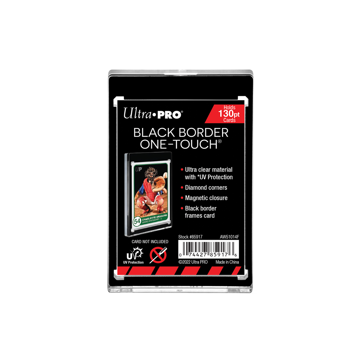 Ultra PRO 130PT Black Border UV ONE-TOUCH Magnetic Holder